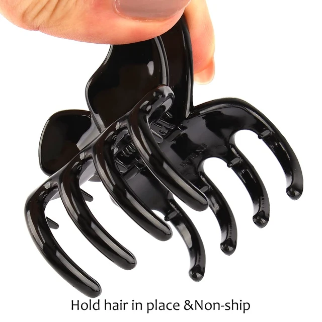 Alt view image 6 of 7 - Hair Clip, Butterfly Cute Hair Claw Clips 1.9" for Thin Hair, 4 Count