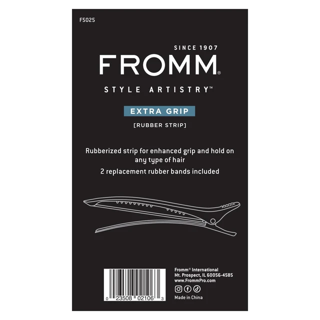 Alt view image 5 of 5 - F5025 Extra Grip Rubberized Clip (Pack of 4)