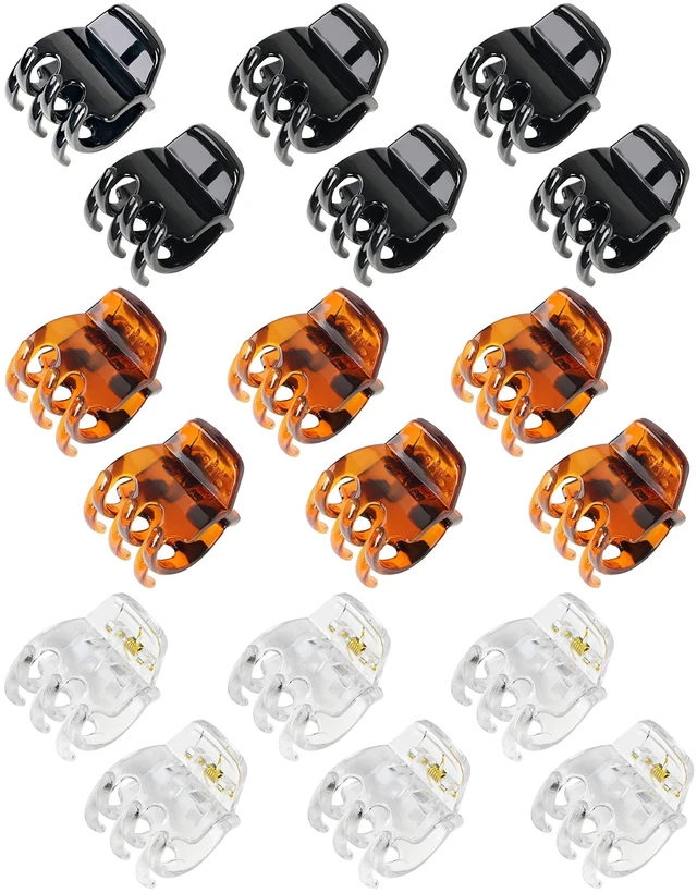 Main image of Medium Hair Clips, 18 Pcs 1.38 Inch Hair Claw Clips, No-Slip Jaw Clips for Women and Girls