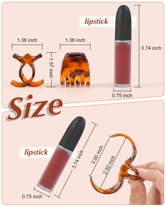 Alt view image 3 of 7 - Medium Hair Clips, 18 Pcs 1.38 Inch Hair Claw Clips, No-Slip Jaw Clips for Women and Girls