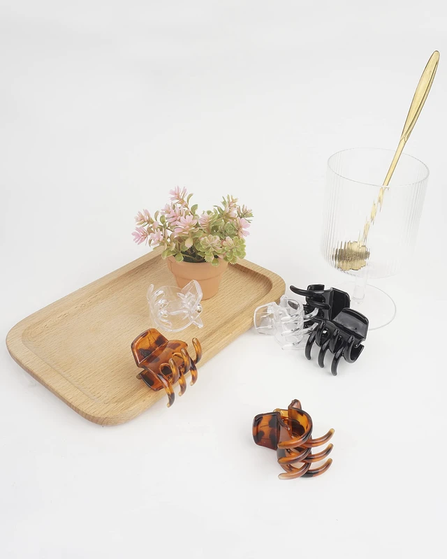Alt view image 7 of 7 - Medium Hair Clips, 18 Pcs 1.38 Inch Hair Claw Clips, No-Slip Jaw Clips for Women and Girls