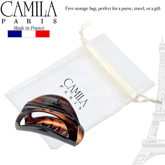 Alt view image 6 of 6 - Paris CP1562 French Hair Clip for Women Tortoise Shell Small Girls Hair Claw Clips Jaw Fashion Durable Styling Hair Accessories for Women, Strong Hold No Slip Grip, Made in France