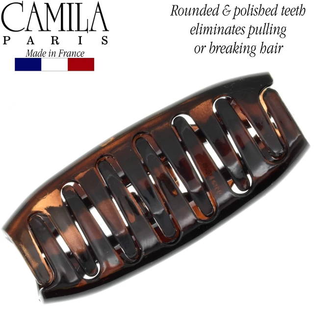 Alt view image 5 of 6 - Paris CP1562 French Hair Clip for Women Tortoise Shell Small Girls Hair Claw Clips Jaw Fashion Durable Styling Hair Accessories for Women, Strong Hold No Slip Grip, Made in France