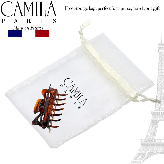 Alt view image 6 of 7 - Paris CP42 French Hair Clip for Women, 3.5 inch Tortoise for Thick Volume Hair, Girls Hair Claw Clips Jaw, Durable Styling Hair Accessories for Women, Strong Hold No Slip Grip, Made in France