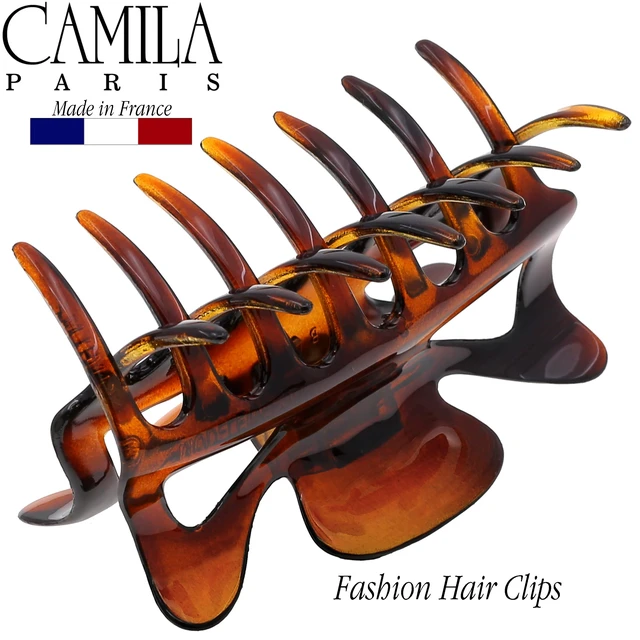 Alt view image 5 of 7 - Paris CP42 French Hair Clip for Women, 3.5 inch Tortoise for Thick Volume Hair, Girls Hair Claw Clips Jaw, Durable Styling Hair Accessories for Women, Strong Hold No Slip Grip, Made in France