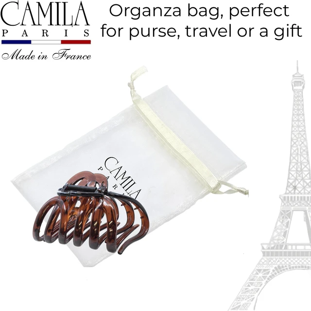 Alt view image 6 of 7 - Paris AD718 Octopus Hair Clips 3.75" Large Claw Clips for Thick Hair | Girl Octopus Claw Clip for Women, Jaw Hair Clip for Women, Made in France