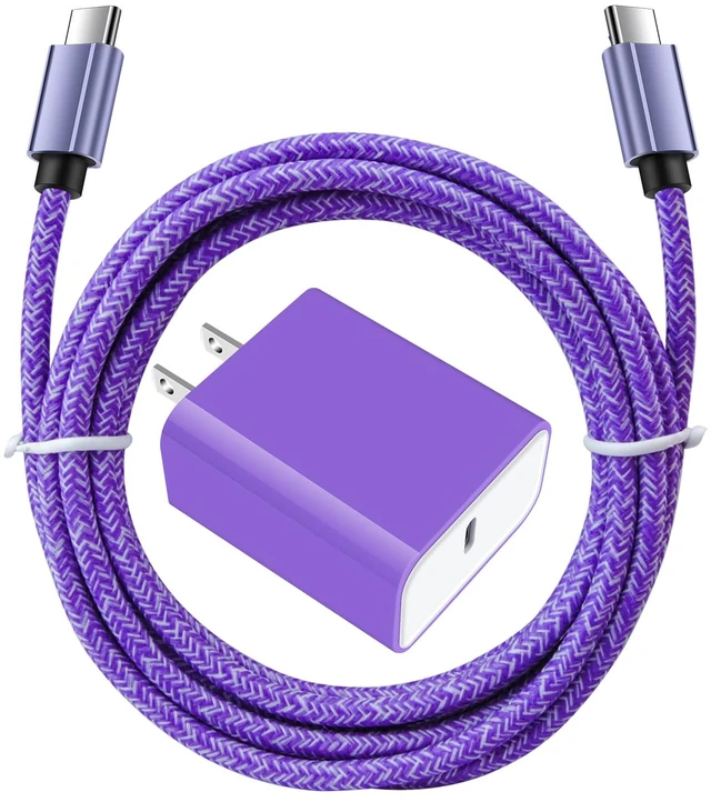 Main image of 20W Type C Fast Charging Block, 6ft Android Phone Charger Cable for Samsung | Galaxy A16 A15 A14 5G A17 A56 A54 A36 A53 A13 S25 S24 S23, USB C Pixel 10 9 Pro XL Fast Wall Charger for Google Pixel 10a