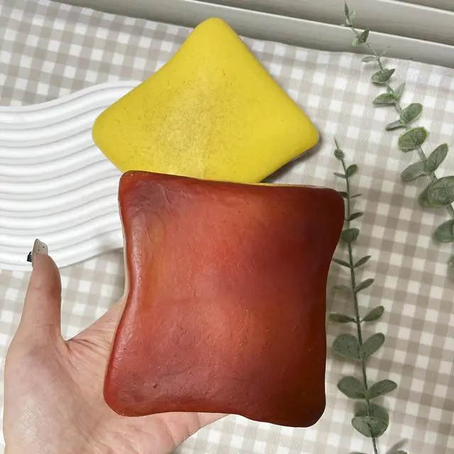 Alt view image 11 of 12 - Generic Brand Bread Butter Squishy Slow Rising Squishy Stocking Stuffers Stress Balls Fidget Toys Stress Relief Party Favor Gift for ADHD