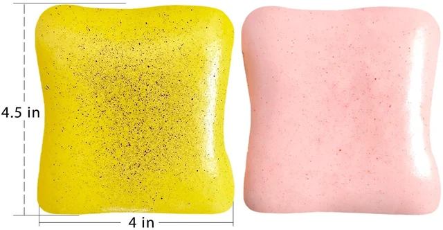 Alt view image 3 of 7 - Generic Brand Bread Butter Squishy Slow Rising Stress Balls Stress Relief Fidget for ADHD Party Favor Gift Yellow and Pink