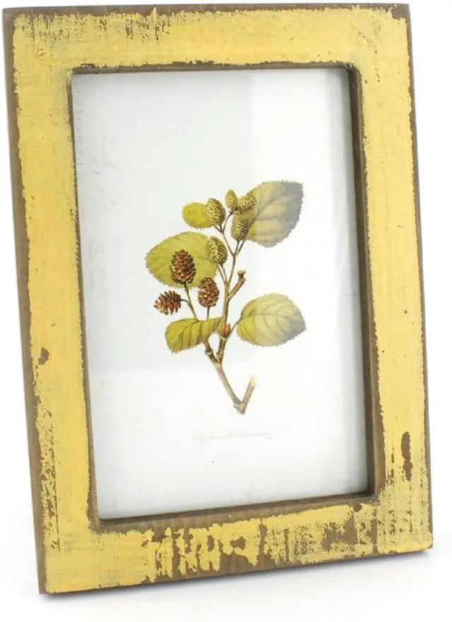 Alt view image 2 of 6 - 4x6 Inches Simple Rectangular Desktop Family Picture Photo Frame (Yellow)
