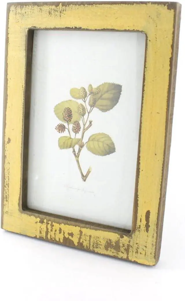 Alt view image 5 of 6 - 4x6 Inches Simple Rectangular Desktop Family Picture Photo Frame (Yellow)
