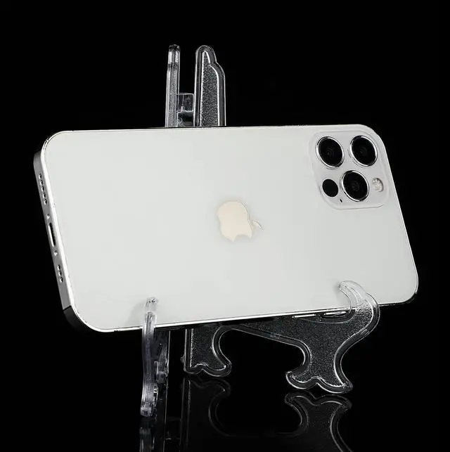 Alt view image 4 of 6 - Boao 24 Pcs 5 Inch Plate Display Stands, Clear Acrylic Easels for Cards