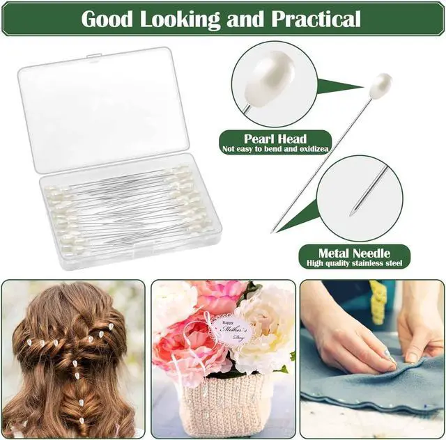 Alt view image 5 of 7 - PAXCOO Floral Arrangement Kit with Green Tape and Wire, Boutonniere Flower pin, Wire Cutter for Wreath Making Supplies