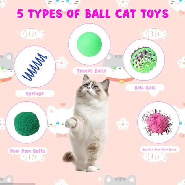 Alt view image 4 of 7 - Cat Toys for Indoor Cats 40 PCS Kitten Toys
