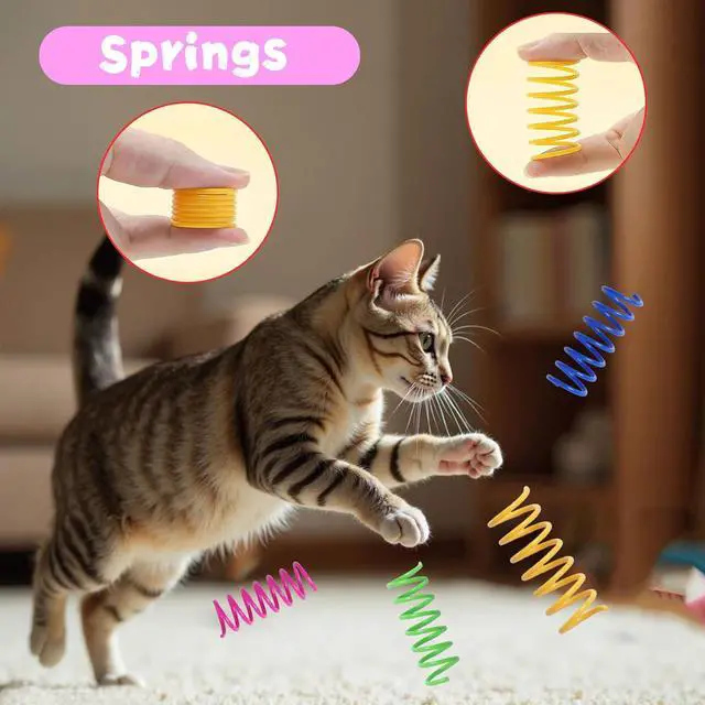 Alt view image 6 of 7 - Cat Toys for Indoor Cats 40 PCS Kitten Toys