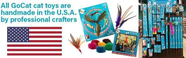 Alt view image 4 of 5 - GoCat Da Bird Cat Toy Refill Accessories, Handmade in the USA, Sparkler