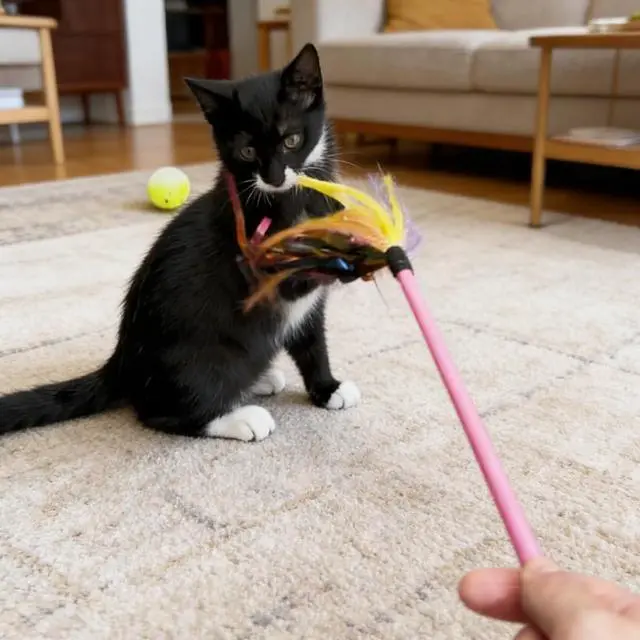 Alt view image 6 of 6 - Cat Wands 3 PCS Durable Teaser Wands with Mylar Strips Interactive Cat Toy