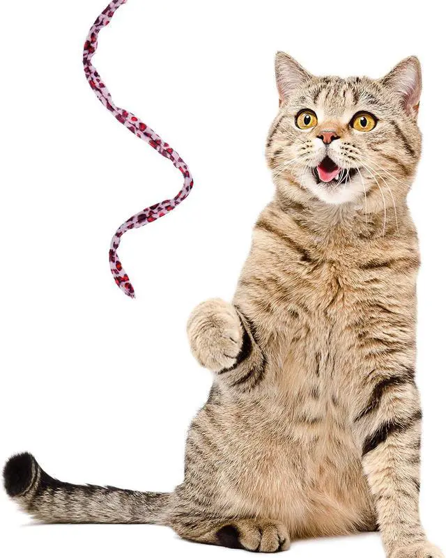 Alt view image 4 of 7 - Sumind 3 Pieces Jungle Cat Wand Toys,Leopard Color