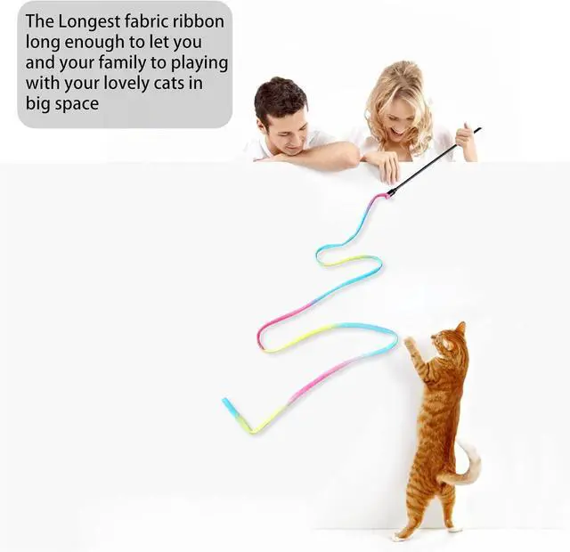 Alt view image 4 of 7 - Cat Wand Toys Interactive Kitten Toys for Indoor Cats-2Pcs