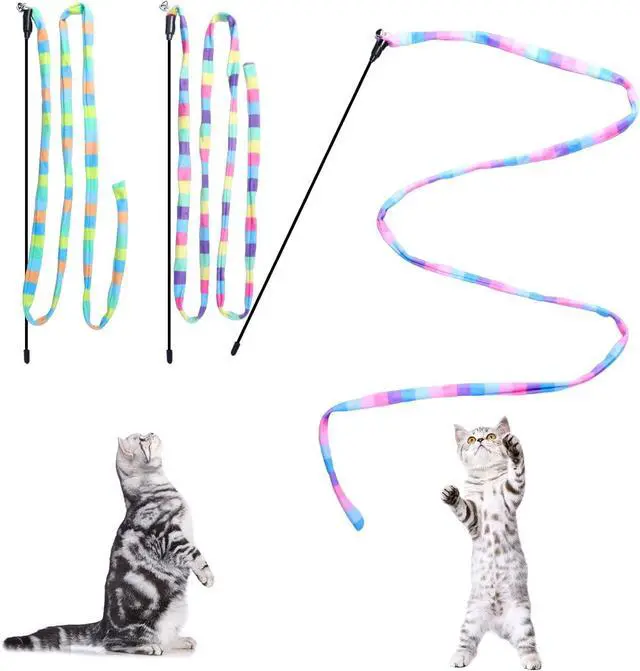 Main image of Cat Wand Toys Interactive Kitten Toys-3 Packs