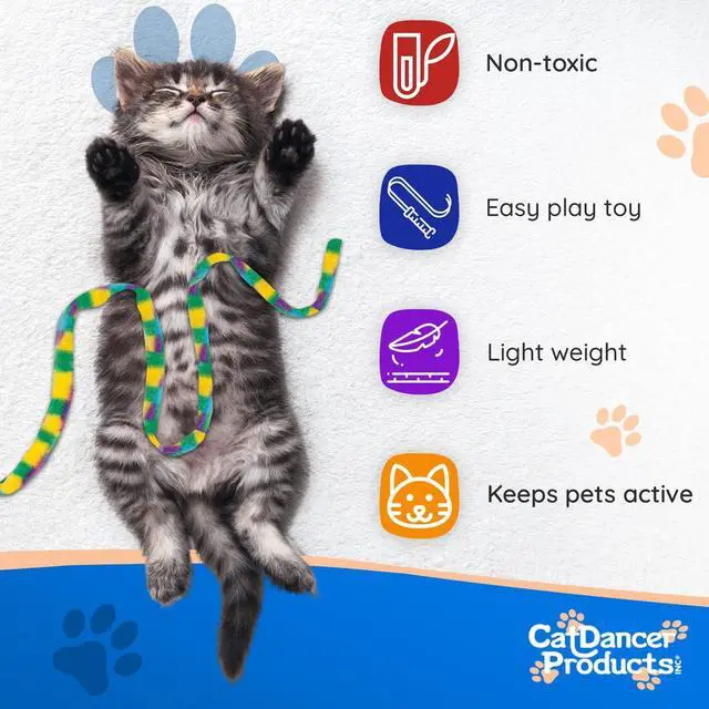 Alt view image 6 of 7 - Cat Dancer Products Charmer Interactive Cat Toy