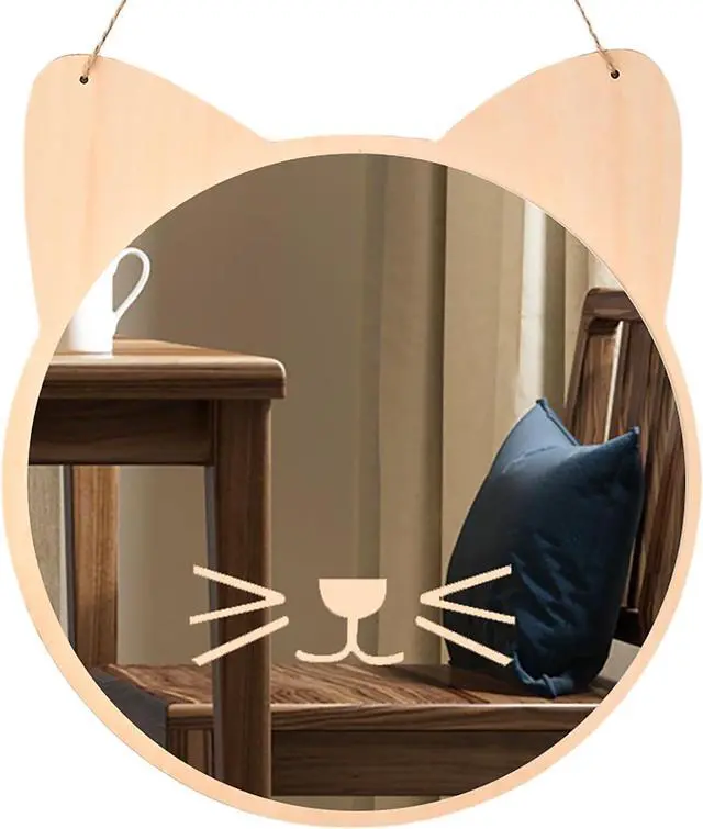 Main image of iCAGY Plastic Kids Mirror for Wall - Safety, Hanging, Acrylic, Non-Glass