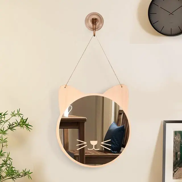 Alt view image 2 of 7 - iCAGY Plastic Kids Mirror for Wall - Safety, Hanging, Acrylic, Non-Glass