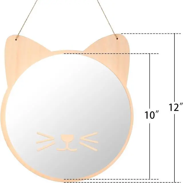 Alt view image 5 of 7 - iCAGY Plastic Kids Mirror for Wall - Safety, Hanging, Acrylic, Non-Glass