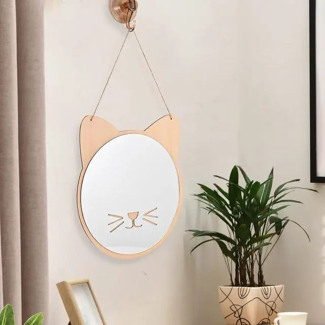 Alt view image 7 of 7 - iCAGY Plastic Kids Mirror for Wall - Safety, Hanging, Acrylic, Non-Glass