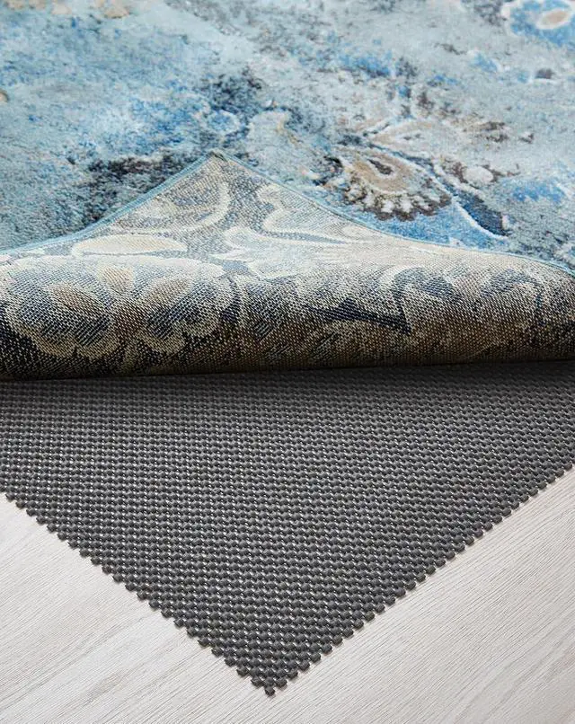 Main image of Veken 2x3 Ft Rug Pad Gripper for Hardwood Floors, Non Slip Dark Grey Rug Pads for Area Rugs, Thick Rug Grippers for Tile Floors, Under Carpet Anti Skid Mat, Keep Your Rugs Safe and in Place