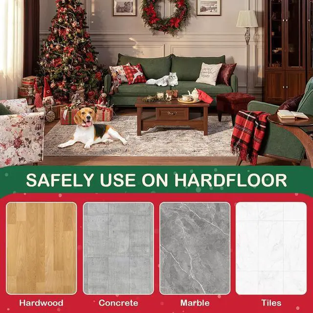 Alt view image 3 of 7 - 12 PCS Large Rug Grippers for Hardwood Floors, Non Slip Rug Anchors