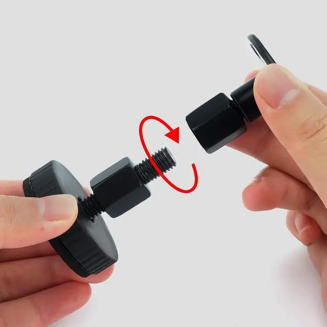 Alt view image 4 of 6 - IPEROT Headboard Stoppers for Wall, 4 Pack Bed Stoppers, 1.18in-2.76in Adjustable Bed Frame Anti-Shake Tool, Function as Bumpers Between The Wall and Couch, Bed Frames, and Headboards, No Creaking