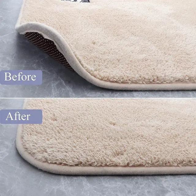 Alt view image 4 of 7 - 10pack Grippers for Rug, Non Slip Rug Pads Gripper for Hardwood Floors, Anti Slip Carpet Tape for Area Rugs, Anti Curling Rug Non Slip Tape to Keep Your Rug in Place
