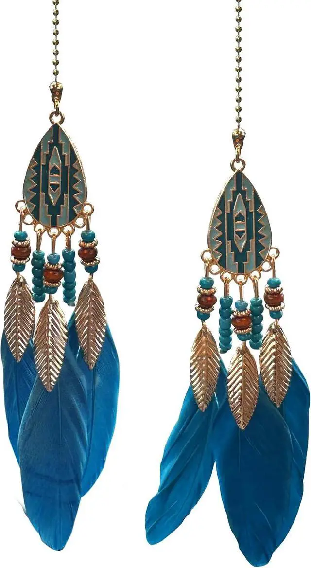 Alt view image 3 of 7 - Mini Dream Catcher for Car Rear View Mirror Accessories - Handmade Small Dreamcatchers Boho Car Charm Interior Decor(Blue)