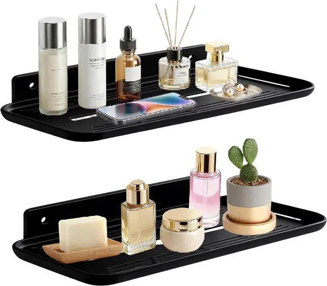 Main image of FAYYGYH Adhesive Floating Shelves, No Drill Floating Shelf for Wall Storage