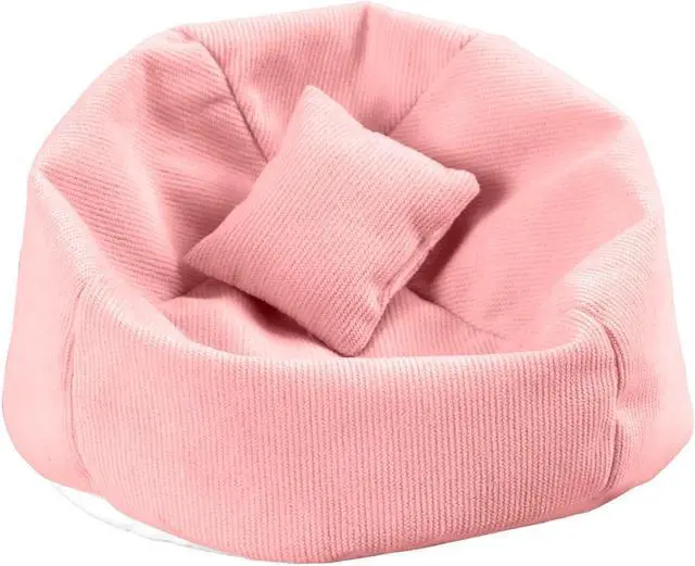 Main image of Doll Bean Bag for 10-17cm Figures, Doll Car Seat Compatible with Labubu