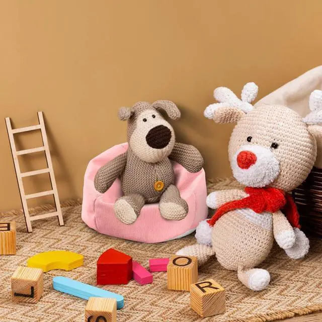 Alt view image 6 of 7 - Doll Bean Bag for 10-17cm Figures, Doll Car Seat Compatible with Labubu