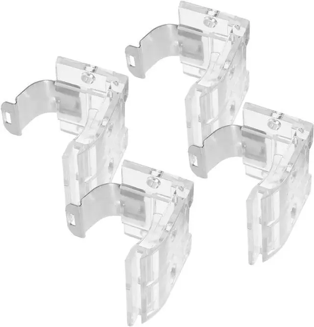 Main image of VOSAREA Cordless Shade Blind Brackets with Clip Mini Window Blind Brackets Replacement Parts for Venetian Blinds Window Treatment Hardware 4 Pack 1.65 X 1.57 X 1.06 in
