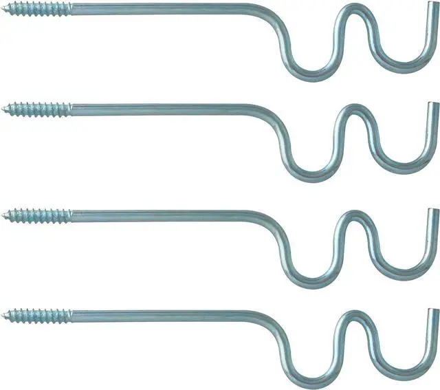Main image of 4PCS 4.6 Inch Double Curtain Rod Support Bracket, Double Rod Holder