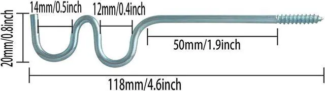 Alt view image 4 of 5 - 4PCS 4.6 Inch Double Curtain Rod Support Bracket, Double Rod Holder