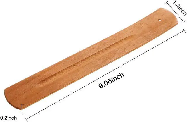 Alt view image 2 of 6 - 5 Pcs Incense Sticks Holder Incense Burner Ash Catcher, 9 in, Yellow Brown