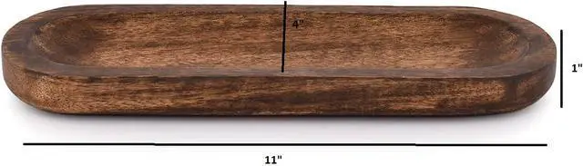 Alt view image 4 of 4 - Kaizen Casa Incense Burner Stick Holder Ash Catcher Wooden Handmade Modern Gift Wood Home Decor Size (11" X 4" X 1")