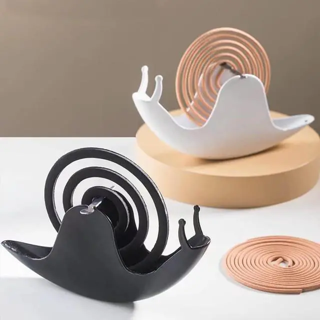 Main image of Accddio Incense Holder,Mosquito Coil Holder,Snail Incense Burner Holder,Mosquito Coil Burner of Iron Material for Table Decorations or Gifts (Black)