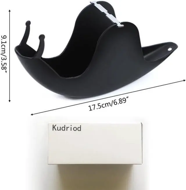 Alt view image 7 of 7 - Accddio Incense Holder,Mosquito Coil Holder,Snail Incense Burner Holder,Mosquito Coil Burner of Iron Material for Table Decorations or Gifts (Black)