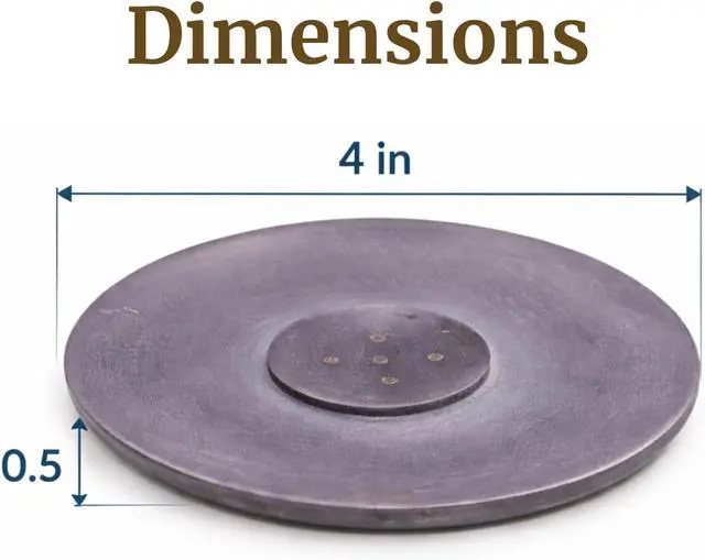 Alt view image 3 of 7 - Handmade Natural Grey Marble Incense Stick Holder