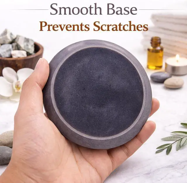 Alt view image 6 of 7 - Handmade Natural Grey Marble Incense Stick Holder
