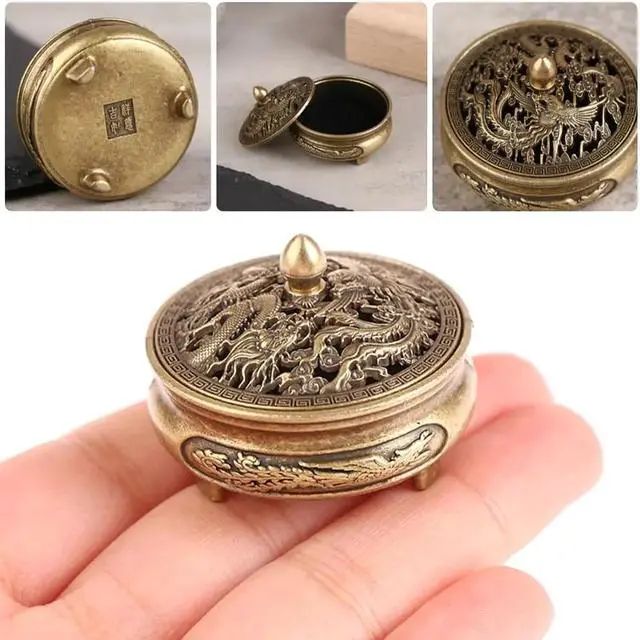 Alt view image 5 of 6 - 2 PCS Classics Incense Burner Holder, Traditional Mini Incense Cone Burner