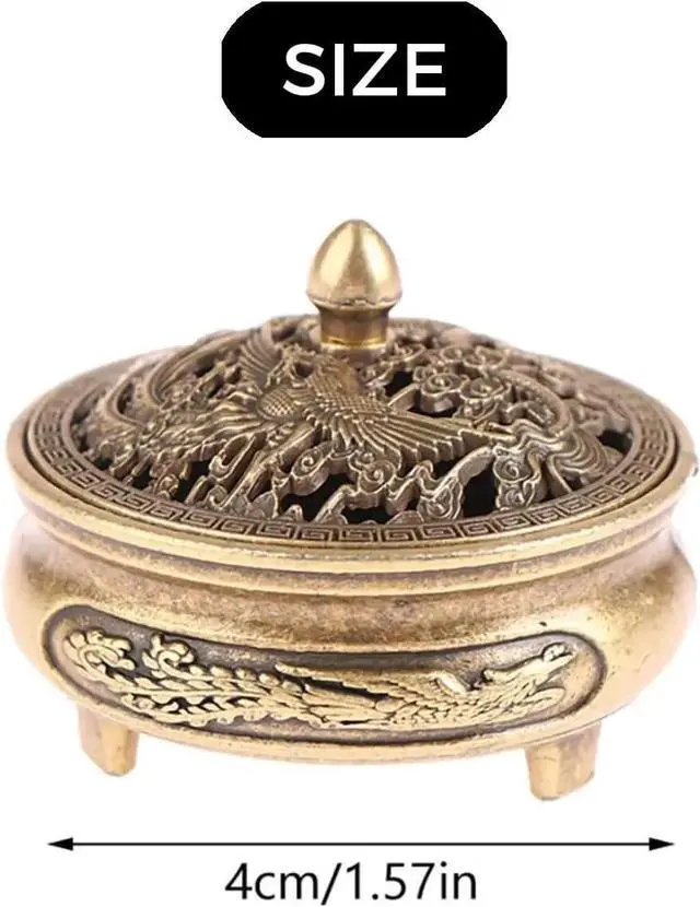 Alt view image 6 of 6 - 2 PCS Classics Incense Burner Holder, Traditional Mini Incense Cone Burner
