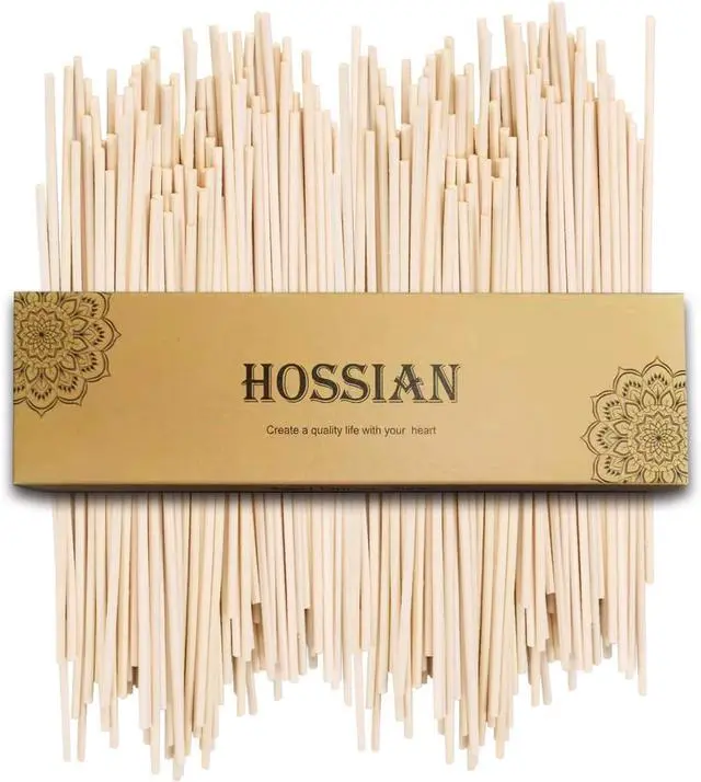 Main image of HOSSIAN 50PCS Reed Diffuser Sticks-7.87inch Natural Rattan Diffuser Reeds-Primary Color Reed Diffuser Refill