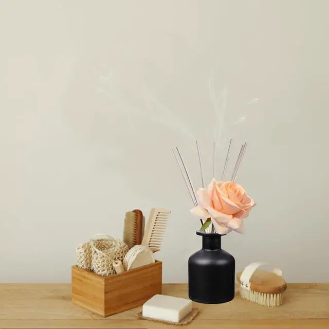 Alt view image 7 of 7 - HOSSIAN 50PCS Reed Diffuser Sticks-7.87inch Natural Rattan Diffuser Reeds-Primary Color Reed Diffuser Refill